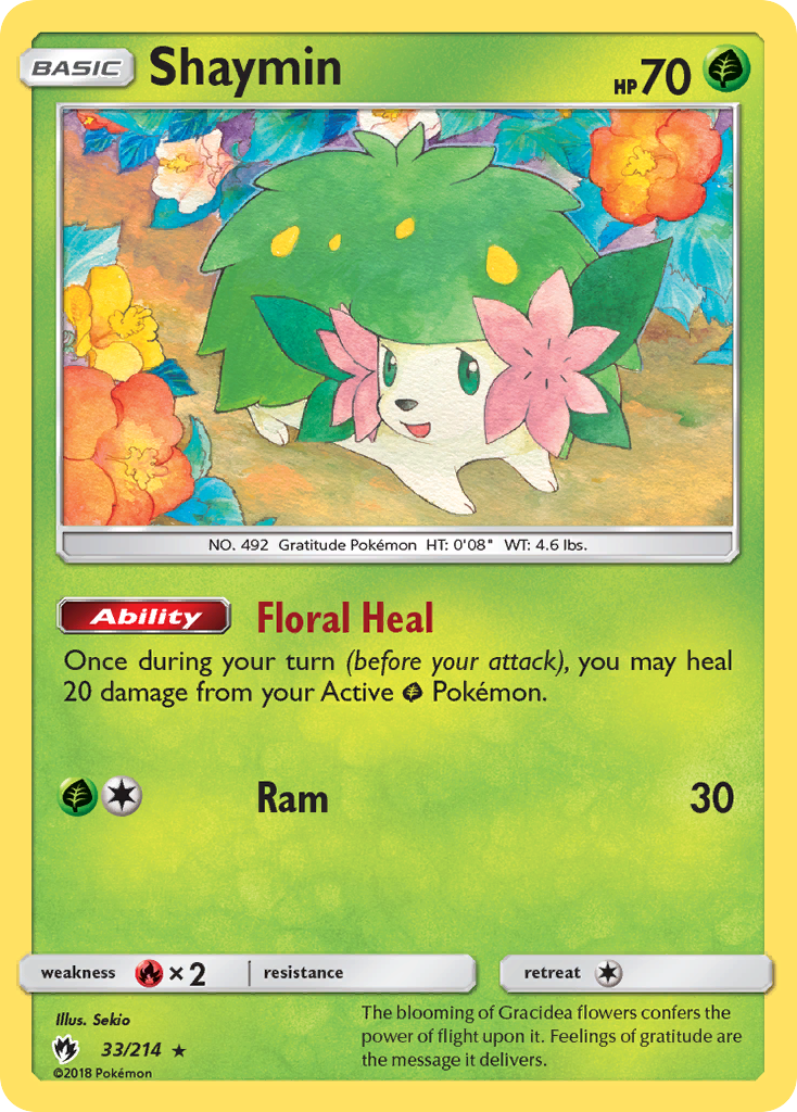 Shaymin (33/214) [Sun & Moon: Lost Thunder] | Exor Games Dartmouth