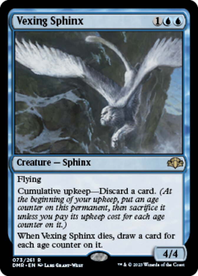 Vexing Sphinx [Dominaria Remastered] | Exor Games Dartmouth