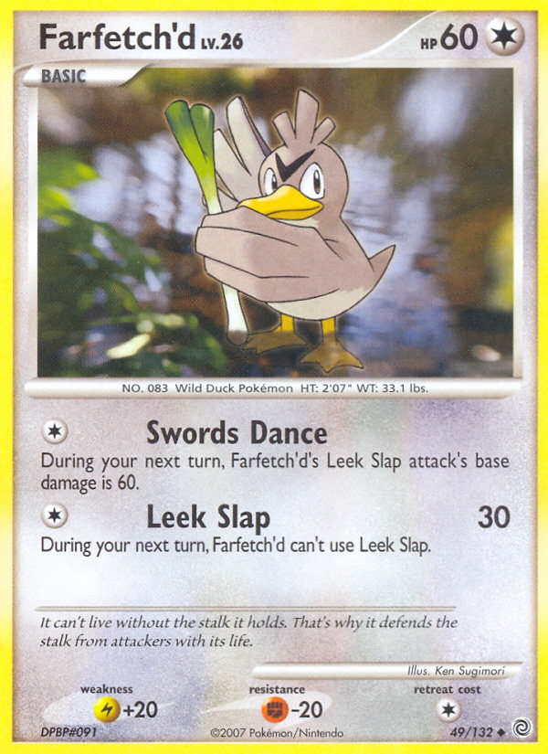 Farfetch'd (49/132) [Diamond & Pearl: Secret Wonders] | Exor Games Dartmouth