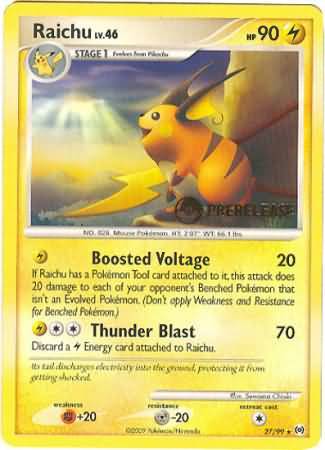 Raichu (27/99) (Prerelease Promo) [Nintendo: Black Star Promos] | Exor Games Dartmouth