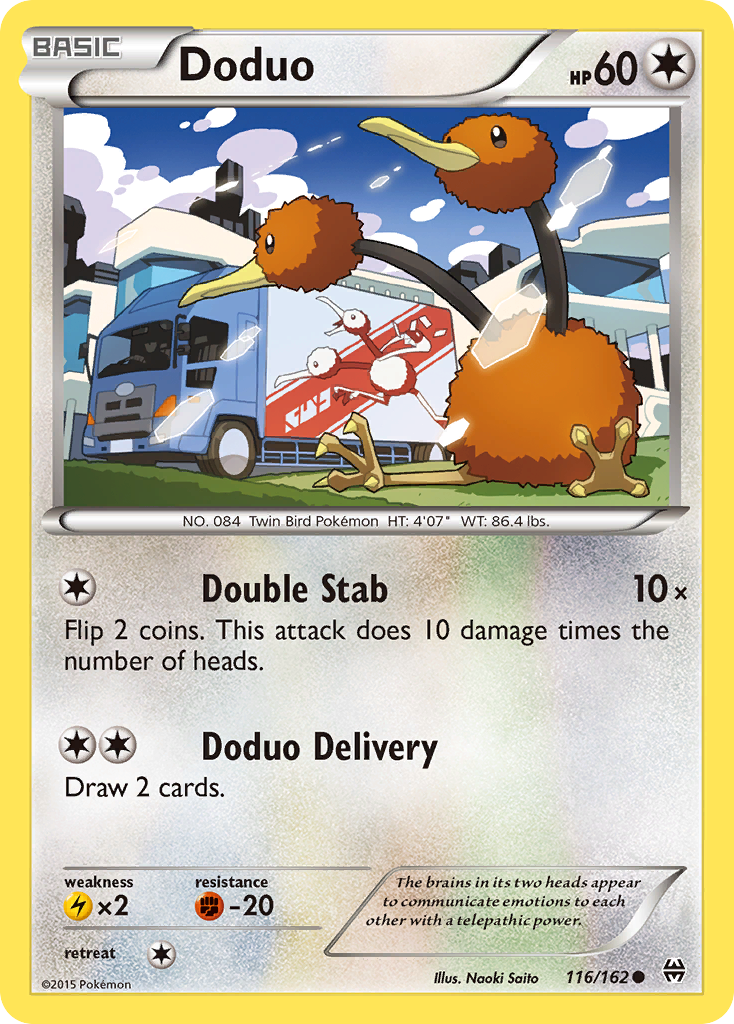 Doduo (116/162) [XY: BREAKthrough] | Exor Games Dartmouth