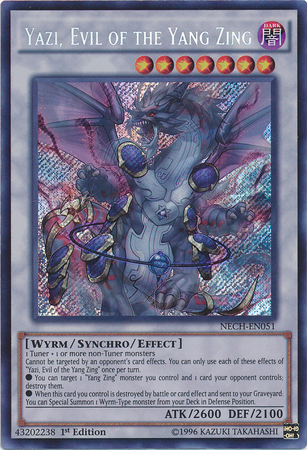 Yazi, Evil of the Yang Zing [NECH-EN051] Secret Rare | Exor Games Dartmouth