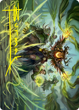 Witherbloom Command Art Card (Gold-Stamped Signature) [Strixhaven: School of Mages Art Series] | Exor Games Dartmouth