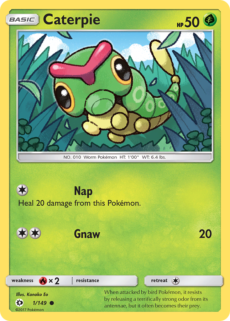 Caterpie (1/149) [Sun & Moon: Base Set] | Exor Games Dartmouth