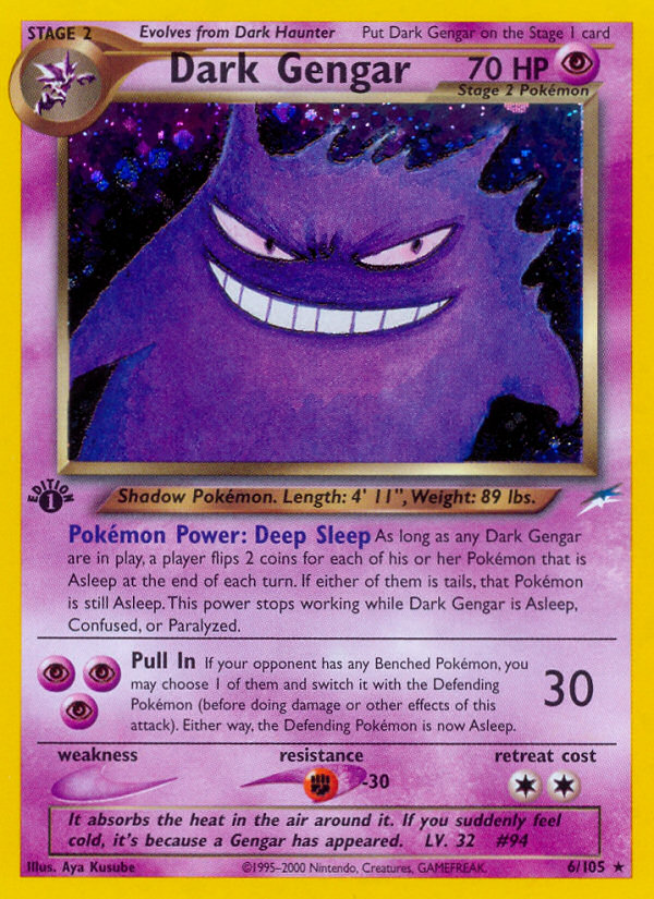 Dark Gengar (6/105) [Neo Destiny 1st Edition] | Exor Games Dartmouth