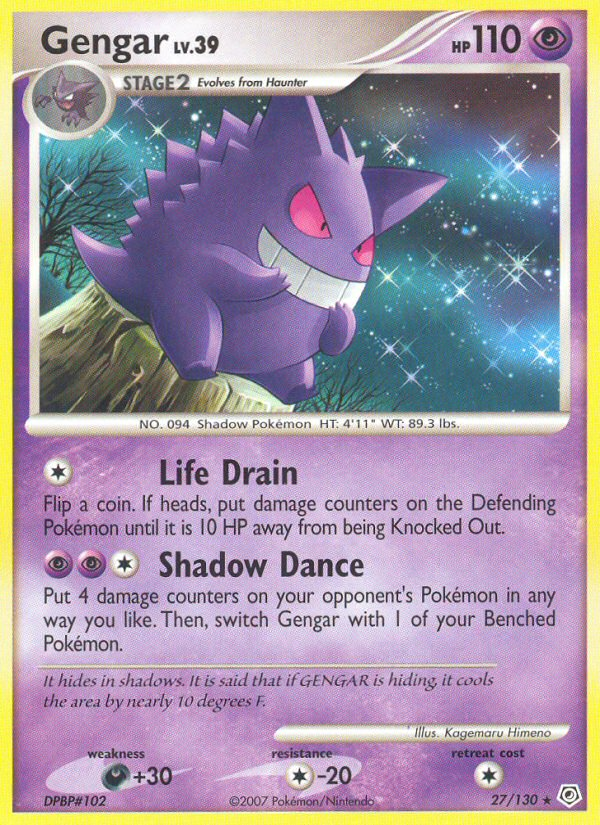 Gengar (27/130) [Diamond & Pearl: Base Set] | Exor Games Dartmouth