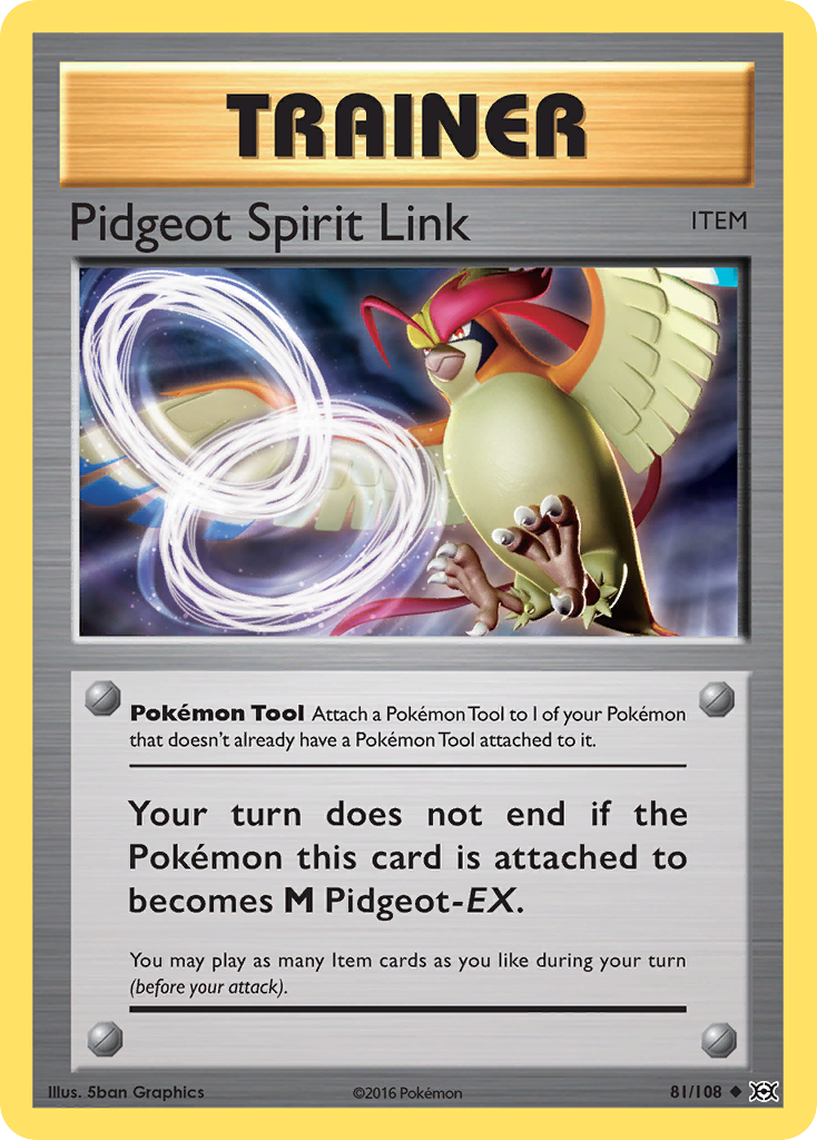 Pidgeot Spirit Link (81/108) [XY: Evolutions] | Exor Games Dartmouth