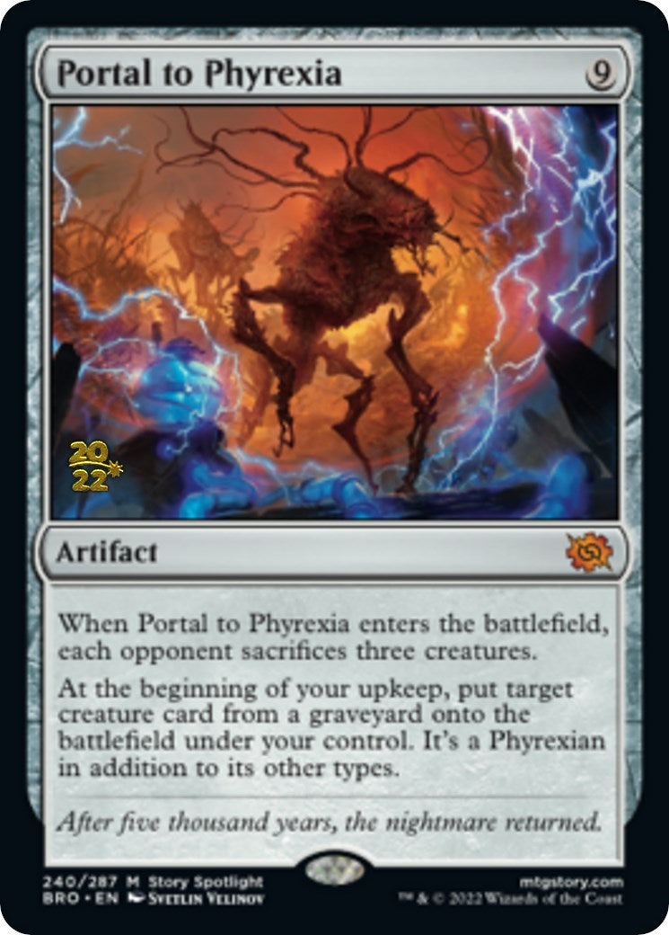 Portal to Phyrexia [The Brothers' War: Prerelease Promos] | Exor Games Dartmouth