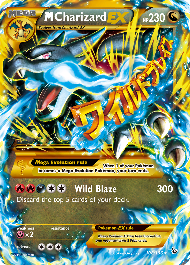 M Charizard EX (108/106) [XY: Flashfire] | Exor Games Dartmouth