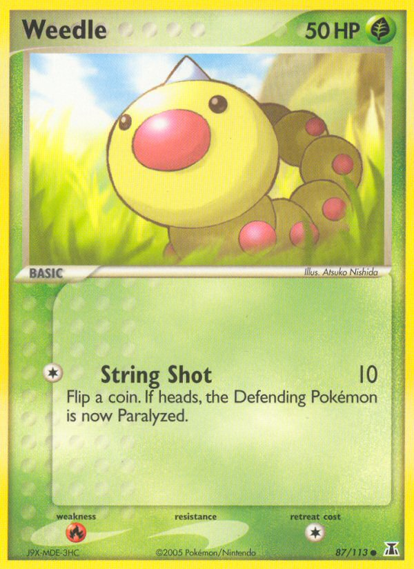 Weedle (87/113) [EX: Delta Species] | Exor Games Dartmouth