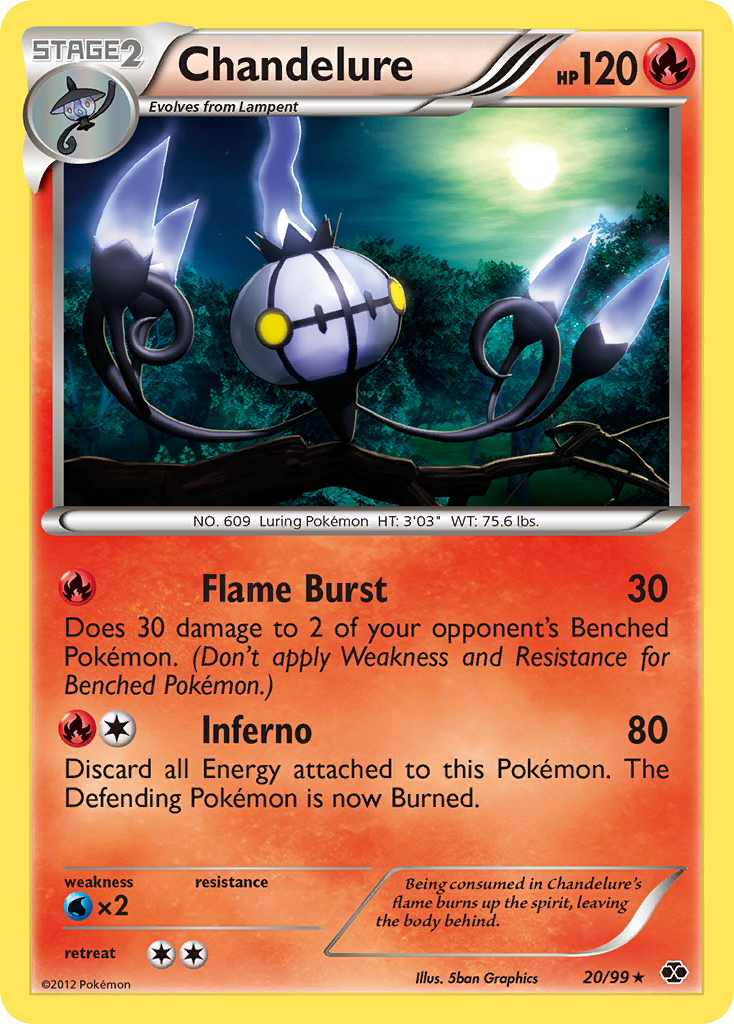 Chandelure (20/99) [Black & White: Next Destinies] | Exor Games Dartmouth