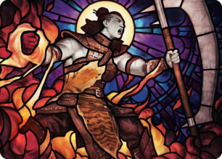Garna, Bloodfist of Keld Art Card [Dominaria United Art Series] | Exor Games Dartmouth