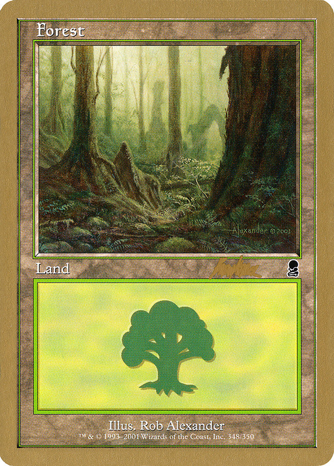 Forest (bk348) (Brian Kibler) [World Championship Decks 2002] | Exor Games Dartmouth