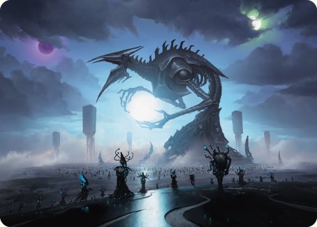 Blue Sun's Zenith Art Card [Phyrexia: All Will Be One Art Series] | Exor Games Dartmouth