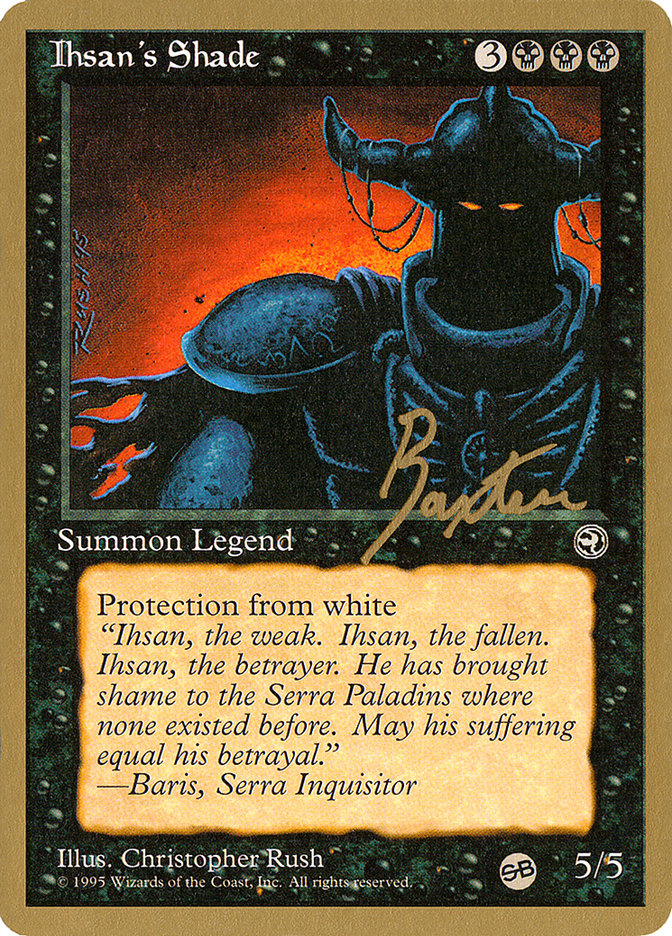 Ihsan's Shade (George Baxter) (SB) [Pro Tour Collector Set] | Exor Games Dartmouth