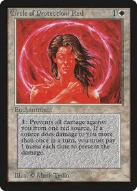 Circle of Protection: Red [Limited Edition Beta] | Exor Games Dartmouth