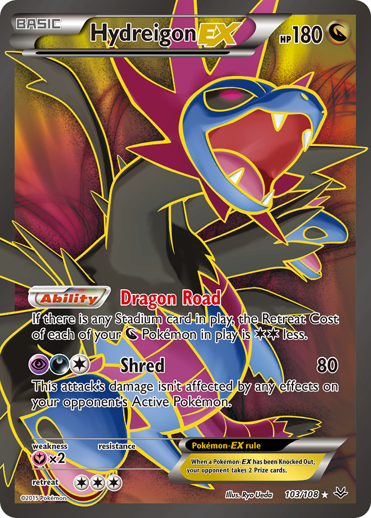 Hydreigon EX (103/108) [XY: Roaring Skies] | Exor Games Dartmouth
