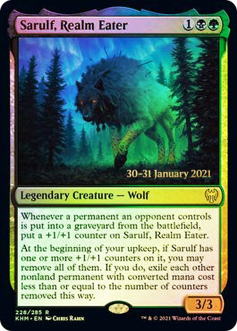 Sarulf, Realm Eater  [Kaldheim Prerelease Promos] | Exor Games Dartmouth