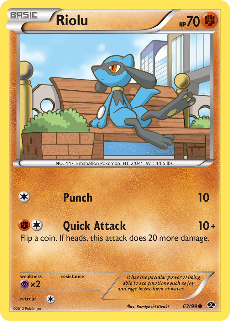 Riolu (63/99) [Black & White: Next Destinies] | Exor Games Dartmouth