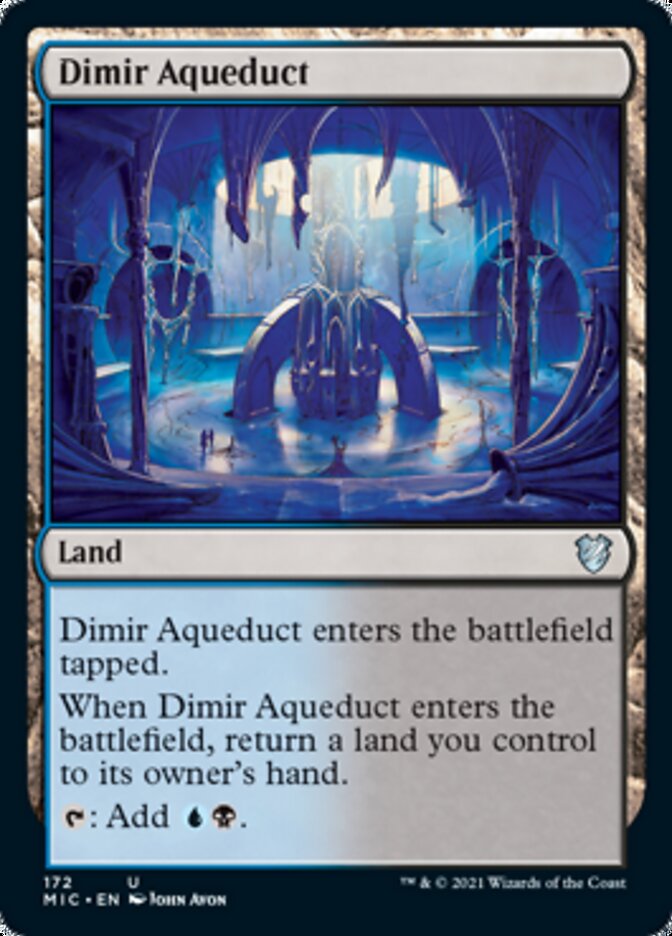 Dimir Aqueduct [Innistrad: Midnight Hunt Commander] | Exor Games Dartmouth