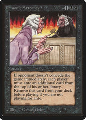 Demonic Attorney [Limited Edition Beta] | Exor Games Dartmouth