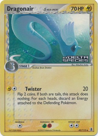 Dragonair (42/113) (Delta Species) (Stamped) [EX: Delta Species] | Exor Games Dartmouth