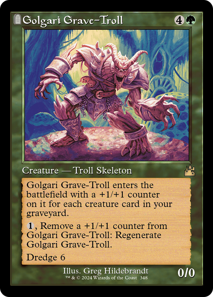 Golgari Grave-Troll (Retro Frame) [Ravnica Remastered] | Exor Games Dartmouth