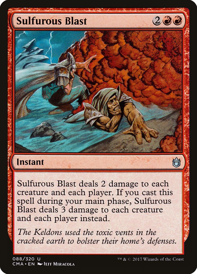 Sulfurous Blast [Commander Anthology] | Exor Games Dartmouth