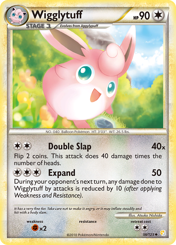 Wigglytuff (56/123) [HeartGold & SoulSilver: Base Set] | Exor Games Dartmouth