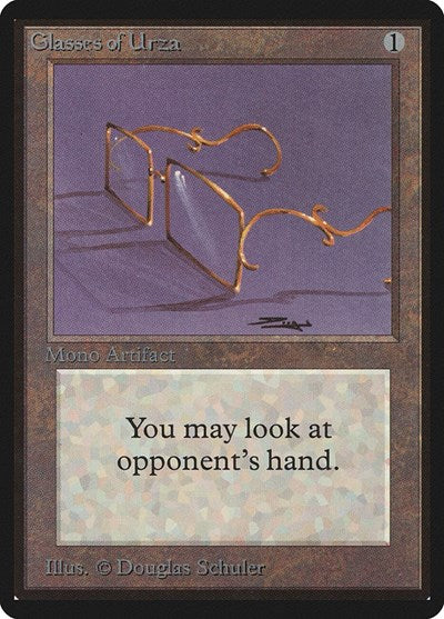 Glasses of Urza [Limited Edition Beta] | Exor Games Dartmouth