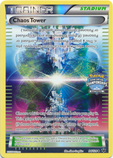 Chaos Tower (94/124) (National Championship Promo) [XY: Fates Collide] | Exor Games Dartmouth