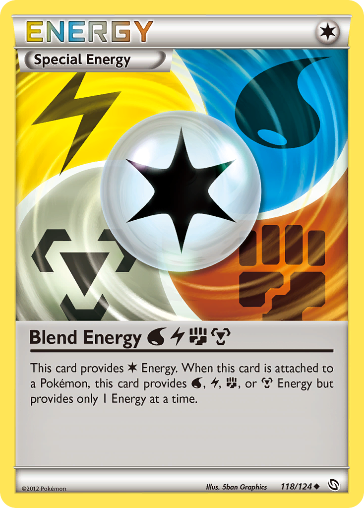 Blend Energy WaterLightningFightingMetal (118/124) [Black & White: Dragons Exalted] | Exor Games Dartmouth