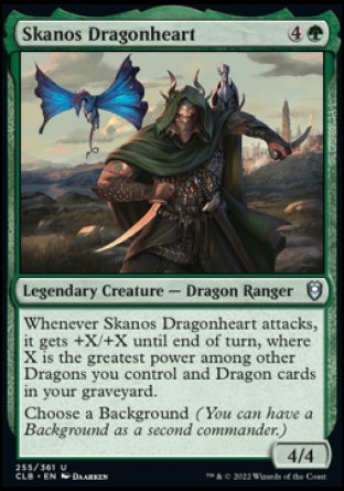 Skanos Dragonheart [Commander Legends: Battle for Baldur's Gate] | Exor Games Dartmouth