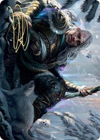 Jorn, God of Winter Art Card (Gold-Stamped Signature) [Kaldheim: Art Series] | Exor Games Dartmouth