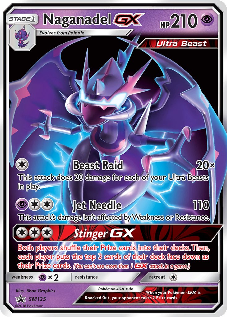 Naganadel GX (SM125) [Sun & Moon: Black Star Promos] | Exor Games Dartmouth