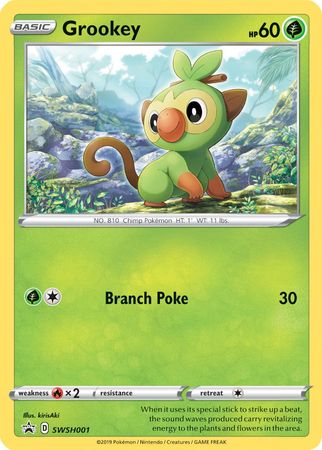 Grookey (SWSH001) [Sword & Shield: Black Star Promos] | Exor Games Dartmouth