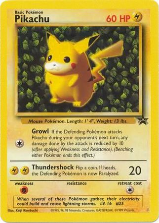 Pikachu (1) (Promo) [Wizards of the Coast: Black Star Promos] | Exor Games Dartmouth