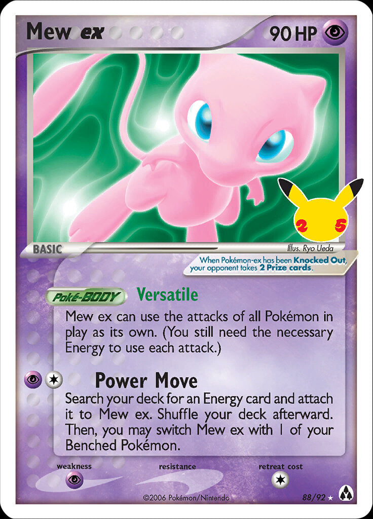 Mew ex (88/92) [Celebrations: 25th Anniversary - Classic Collection] | Exor Games Dartmouth