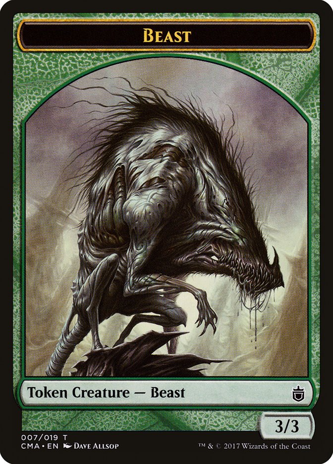 Beast (007/019) [Commander Anthology Tokens] | Exor Games Dartmouth