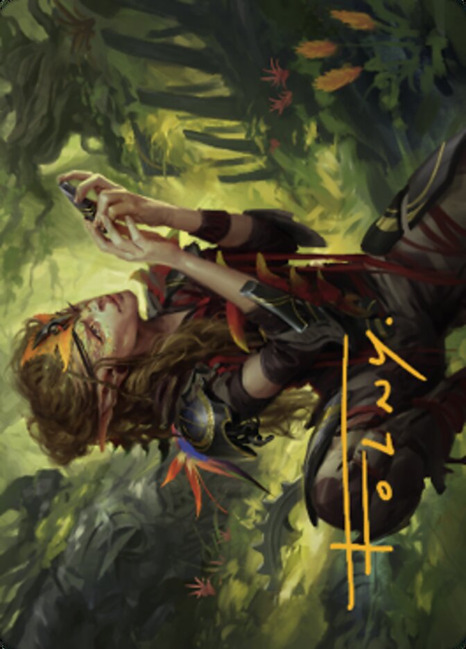Meria, Scholar of Antiquity Art Card (Gold-Stamped Signature) [Dominaria United Art Series] | Exor Games Dartmouth