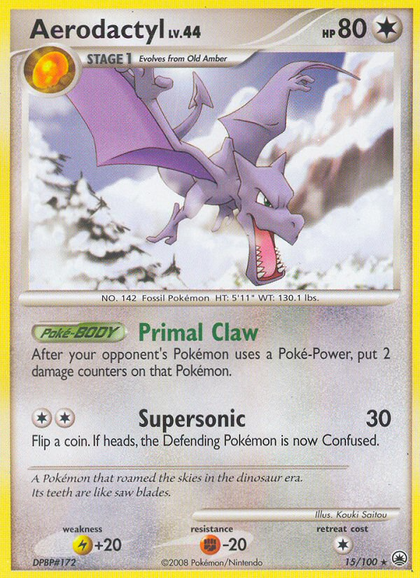 Aerodactyl (15/100) [Diamond & Pearl: Majestic Dawn] | Exor Games Dartmouth