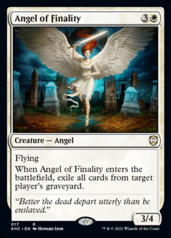 Angel of Finality [Kaldheim Commander] | Exor Games Dartmouth