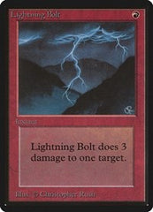 Lightning Bolt [Limited Edition Beta] | Exor Games Dartmouth