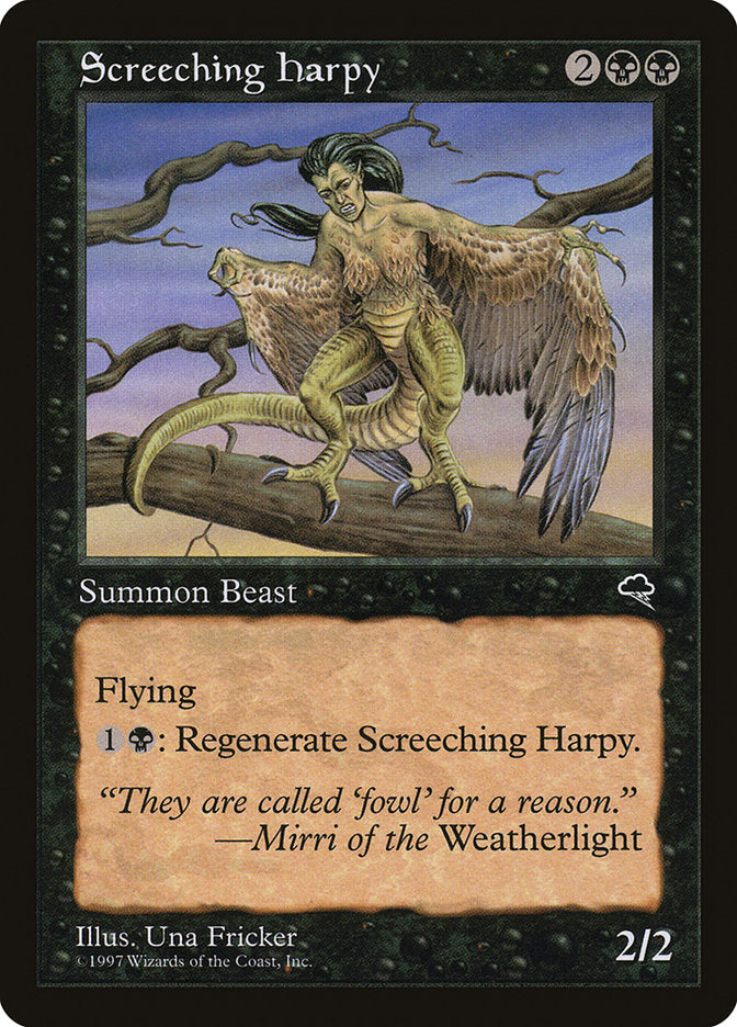 Screeching Harpy [Tempest] | Exor Games Dartmouth