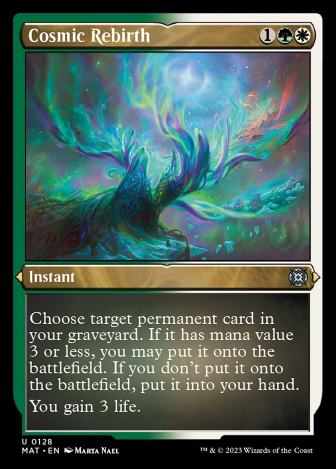 Cosmic Rebirth (Foil Etched) [March of the Machine: The Aftermath] | Exor Games Dartmouth