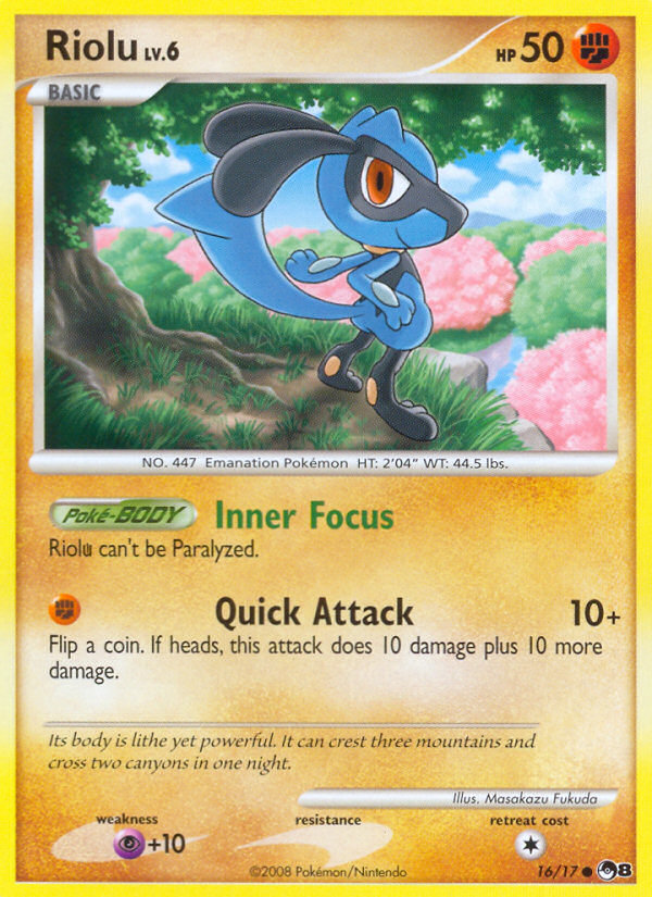 Riolu (16/17) [POP Series 8] | Exor Games Dartmouth