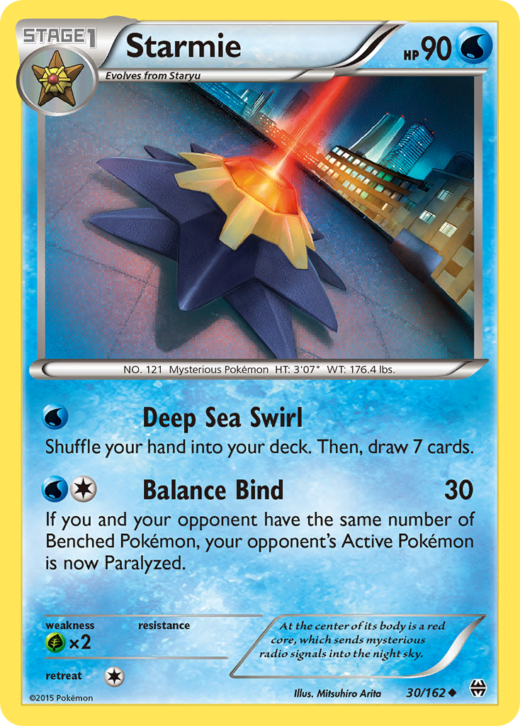 Starmie (30/162) [XY: BREAKthrough] | Exor Games Dartmouth