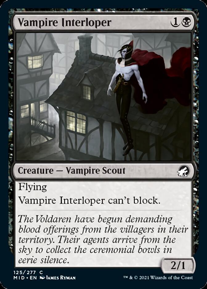 Vampire Interloper [Innistrad: Midnight Hunt] | Exor Games Dartmouth