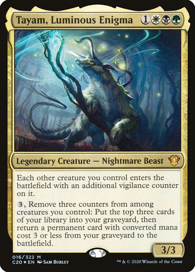 Tayam, Luminous Enigma [Commander 2020] | Exor Games Dartmouth