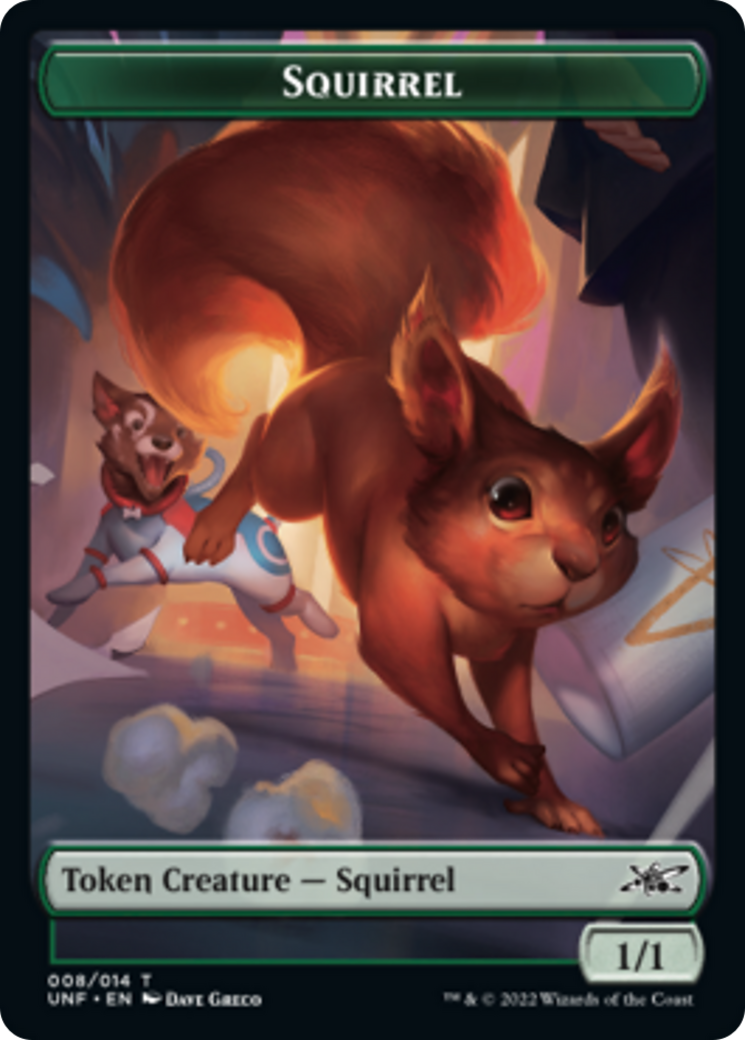 Squirrel // Balloon Double-sided Token [Unfinity Tokens] | Exor Games Dartmouth